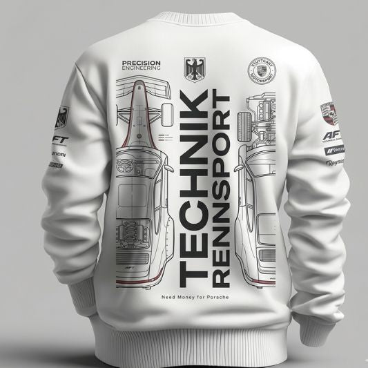 oversized Need Money sweatshirt with classic core logo and minimalist streetwear style
