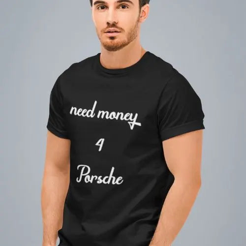 Need Money Classic Daily Wear T-Shirt premium streetwear front design