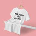 Hustle mindset Need Money Dream Text cotton t-shirt for men