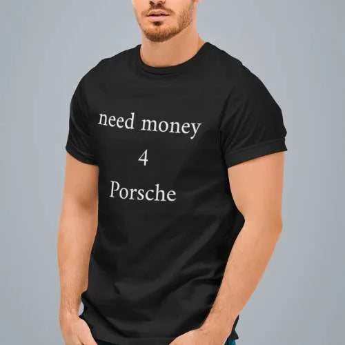Need Money Classic Front Logo T-Shirt premium streetwear front design