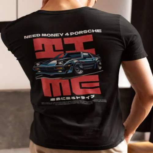 Need Money Classic Front Logo T-Shirt premium streetwear front design