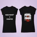 Need Money Classic Hustler Text T-Shirt casual streetwear look for everyday wear
