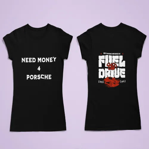 Need Money Classic Hustler Text T-Shirt casual streetwear look for everyday wear