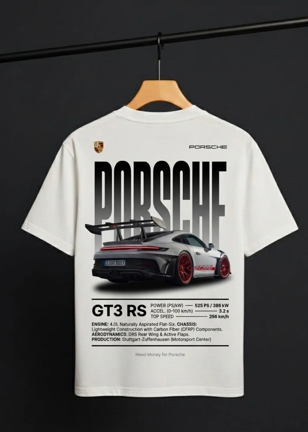 Stylish Oversized Need Money T-Shirt Urban Graphic Print Tee