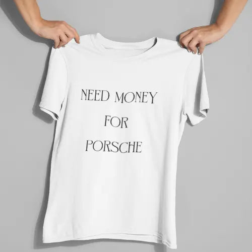 Hustle mindset Need Money Identity cotton t-shirt for men
