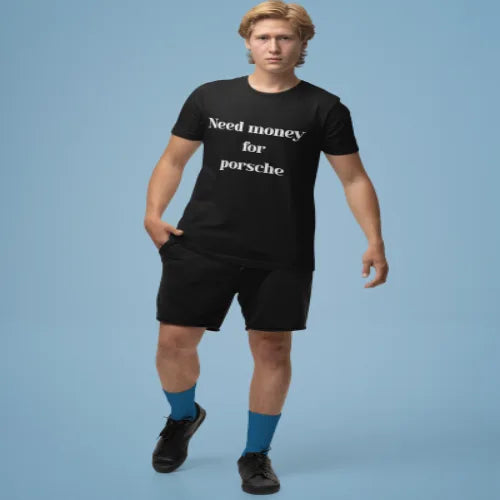 Need Money Classic Mindset T-Shirt premium streetwear front design