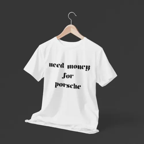 Need Money Classic Modern sleek streetwear graphic tee