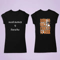 Need Money Classic Noir T-Shirt casual streetwear look for everyday wear