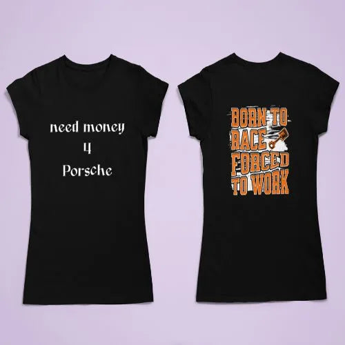 Need Money Classic Noir T-Shirt casual streetwear look for everyday wear