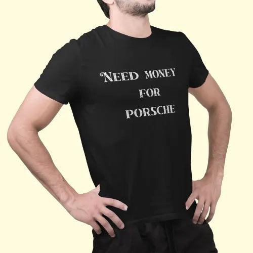 Need Money Classic Ambition T-Shirt soft cotton premium fabric detail
