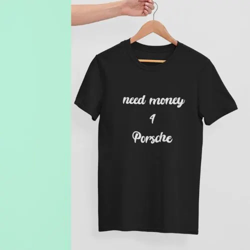 Need Money Classic Sharp Text T-Shirt casual bold streetwear look for everyday wear