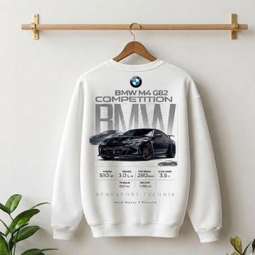 Need Money Classic Signature Sweatshirt close up signature logo design detail