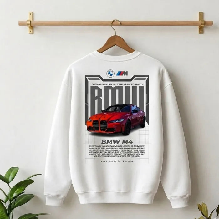 Need Money Classic Signature Sweatshirt front view stylish casual wear