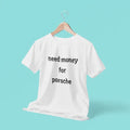 Minimal street fashion Need Money Icon graphic t-shirt design