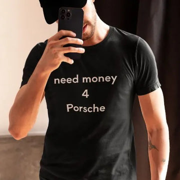 Need Money Classic Success T-Shirt premium streetwear front design for motivation