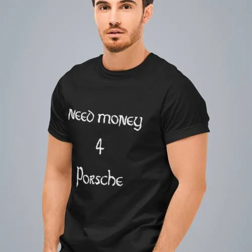 Need Money Classic Essential T-Shirt premium streetwear front design