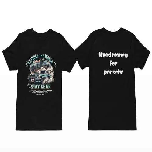 Need Money Classic Vintage T-Shirt modern streetwear casual look