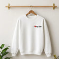 Need Money Classic White Audi inspired Elite Motion Sweatshirt back design premium minimal fashion