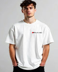 Need Money urban premium white oversized tee