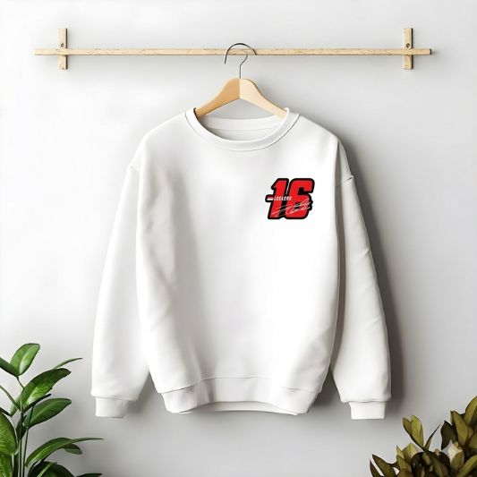 casual oversized pullover with Need Money core logo minimalist print