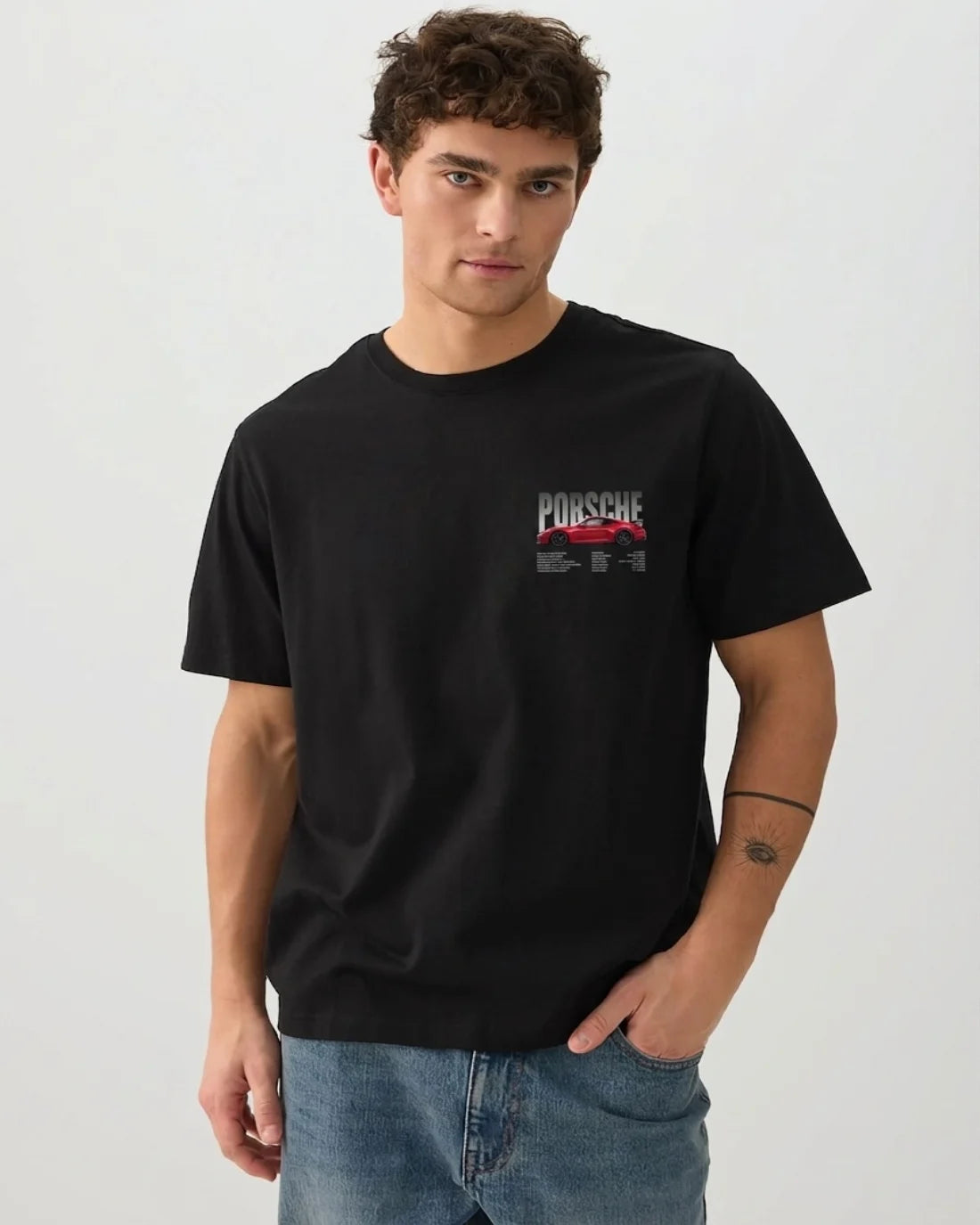 Minimal essential oversized streetwear tee by Need Money