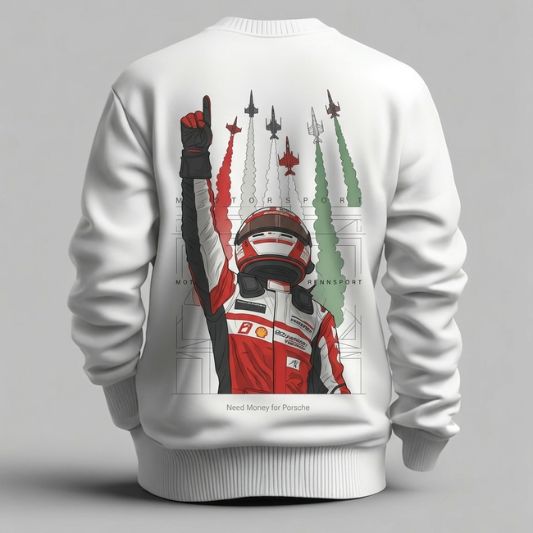 everyday pullover sweatshirt with Need Money clean front print minimalist design
