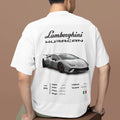 Need Money For Porsche Automotive Dreamer Oversized T-Shirt back view