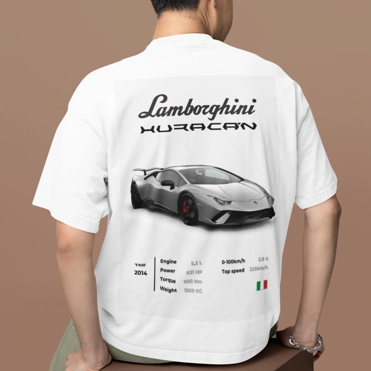Need Money For Porsche Automotive Dreamer Oversized T-Shirt back view