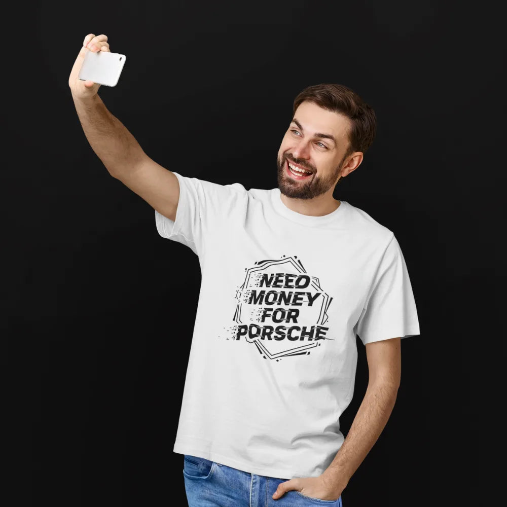 Porsche Classic Clean Fit Bradpitt streetwear tee