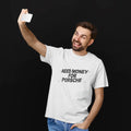 Trendy Porsche Classic Essential Bradpitt casual t-shirt