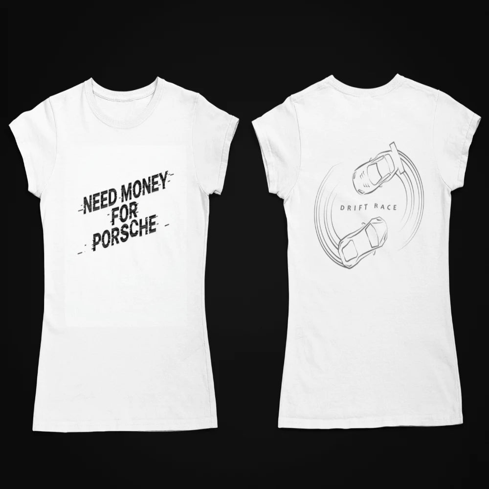 Porsche automotive Essential Bradpitt graphic t-shirt