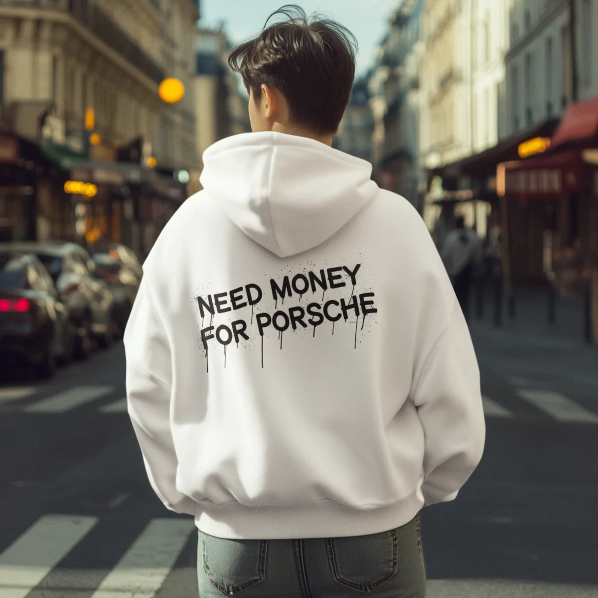 Need Money For Porsche Classic Essential Hoodie – Trendy Streetwear Sweatshirt