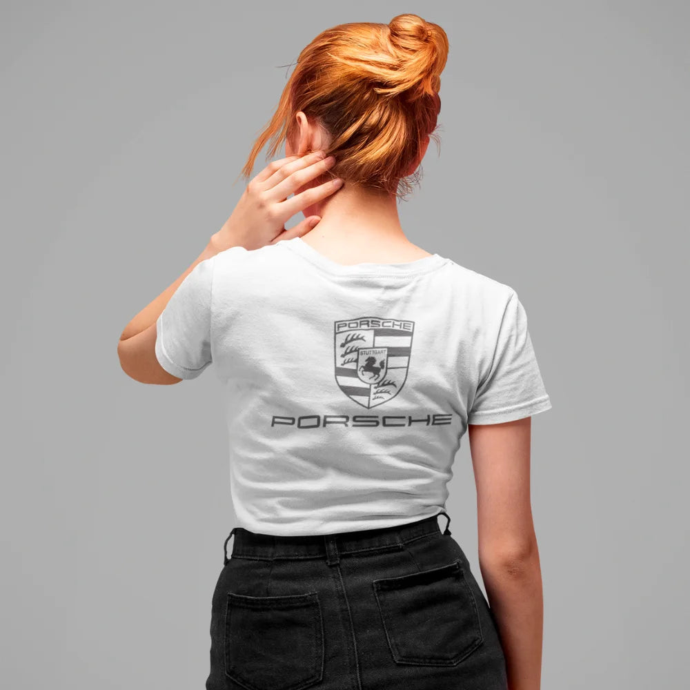 Porsche automotive Hustle Bradpitt graphic t-shirt