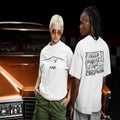 Need Money For Porsche Classic Hustle Oversized T-Shirt hustle print detail
