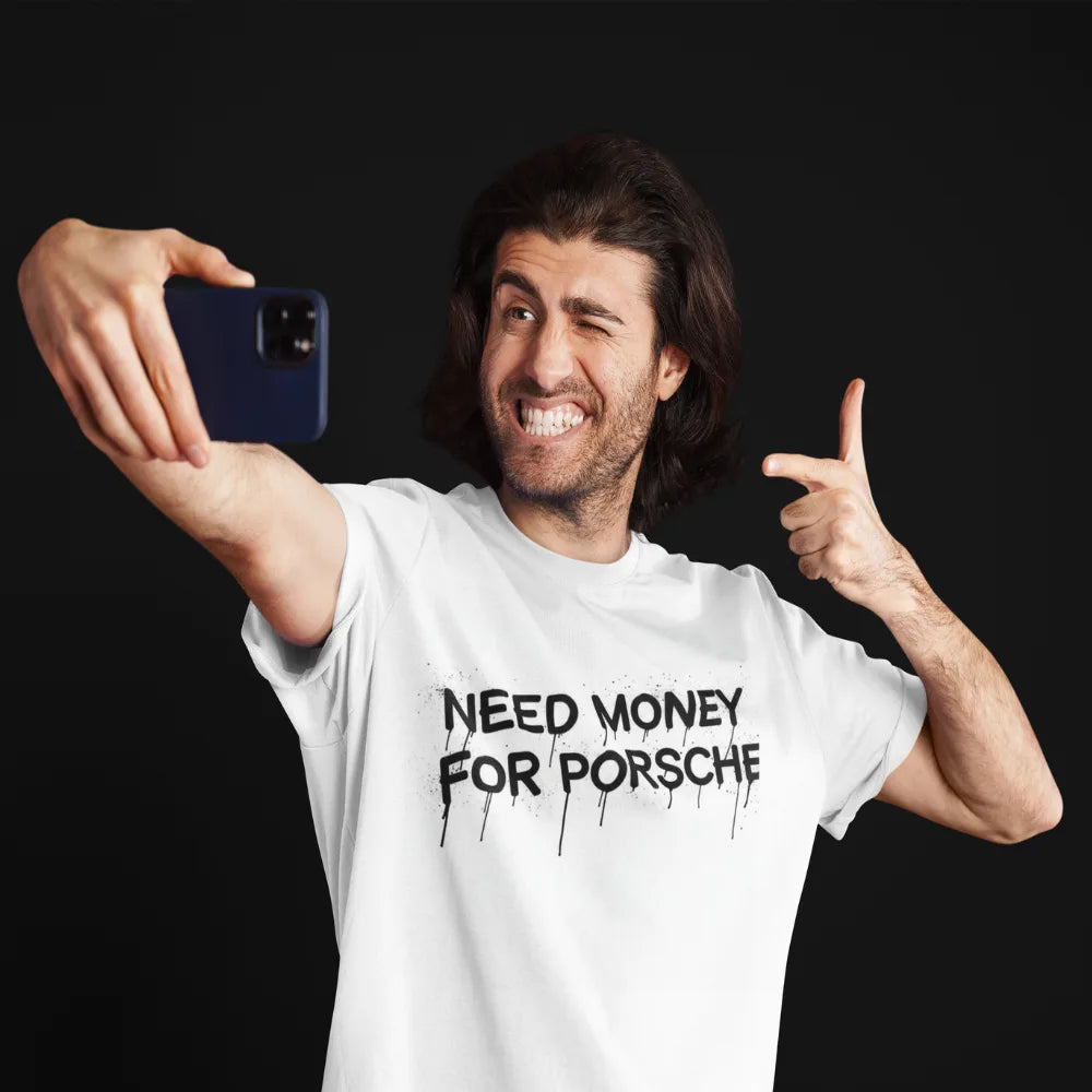 Need Money For Porsche Classic Icon Bradpitt t-shirt