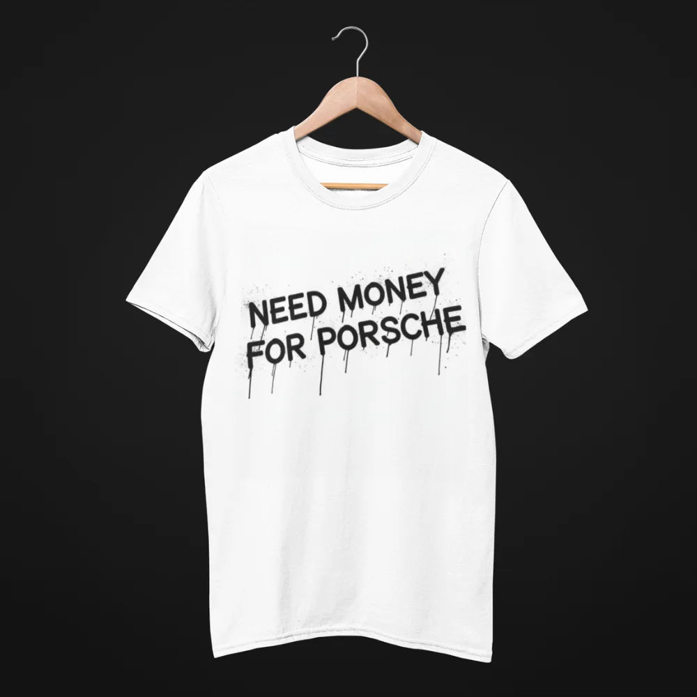 Porsche automotive Icon Bradpitt graphic t-shirt
