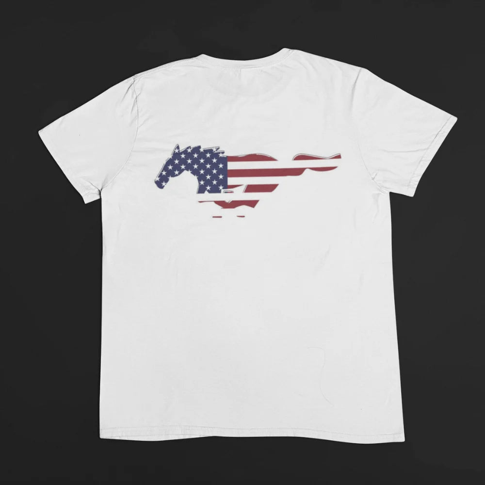 Classic Porsche Logo Back Bradpitt fashion t-shirt