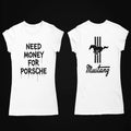 Porsche automotive Signature Bradpitt graphic t-shirt