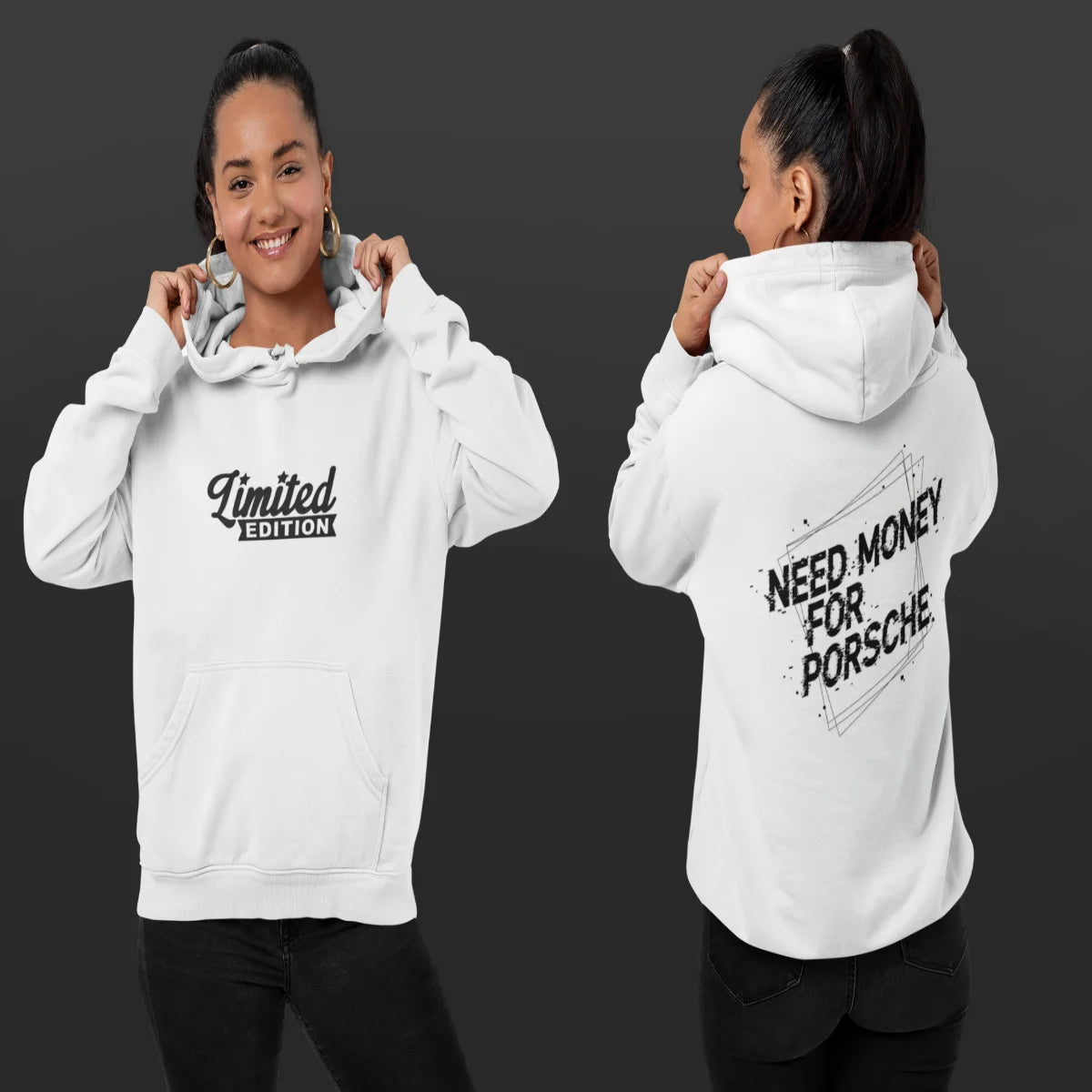 Need Money For Porsche Clean Fit Hoodie – Premium Classic Street Style Sweatshirt