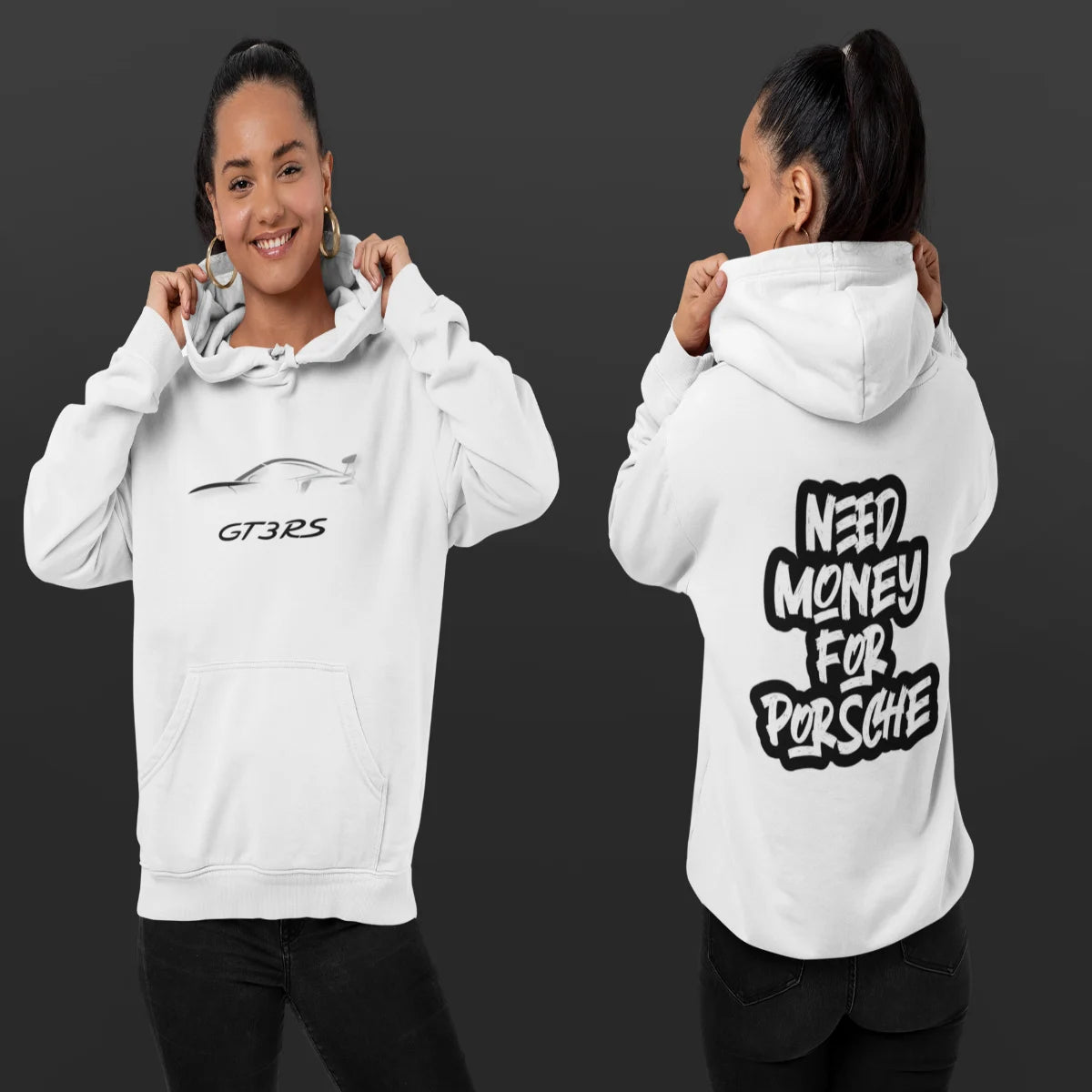 Need Money For Porsche Core Hoodie – Premium Classic Graphic Sweatshirt