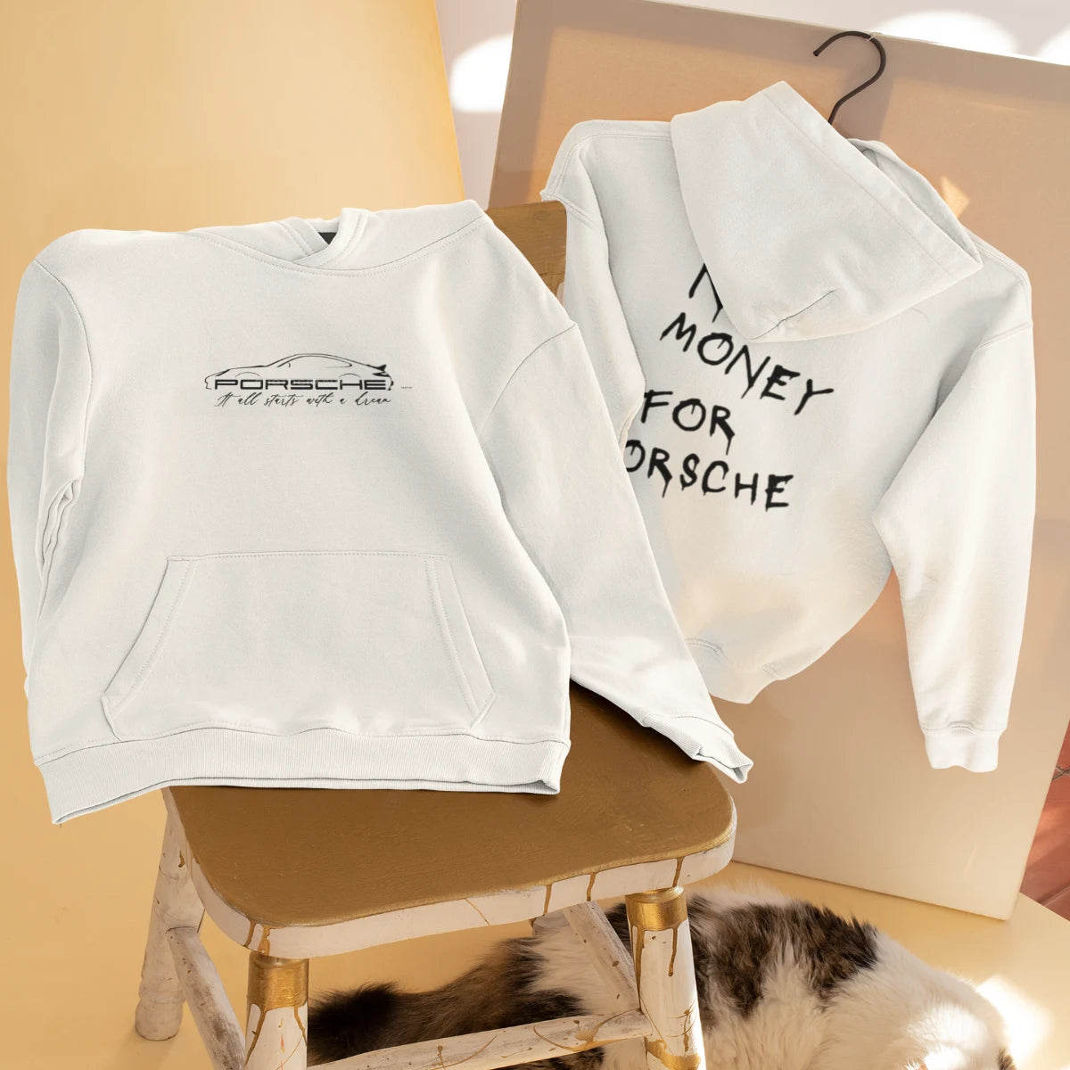 Need Money For Porsche Street Hoodie – Casual Classic Street Style Sweatshirt