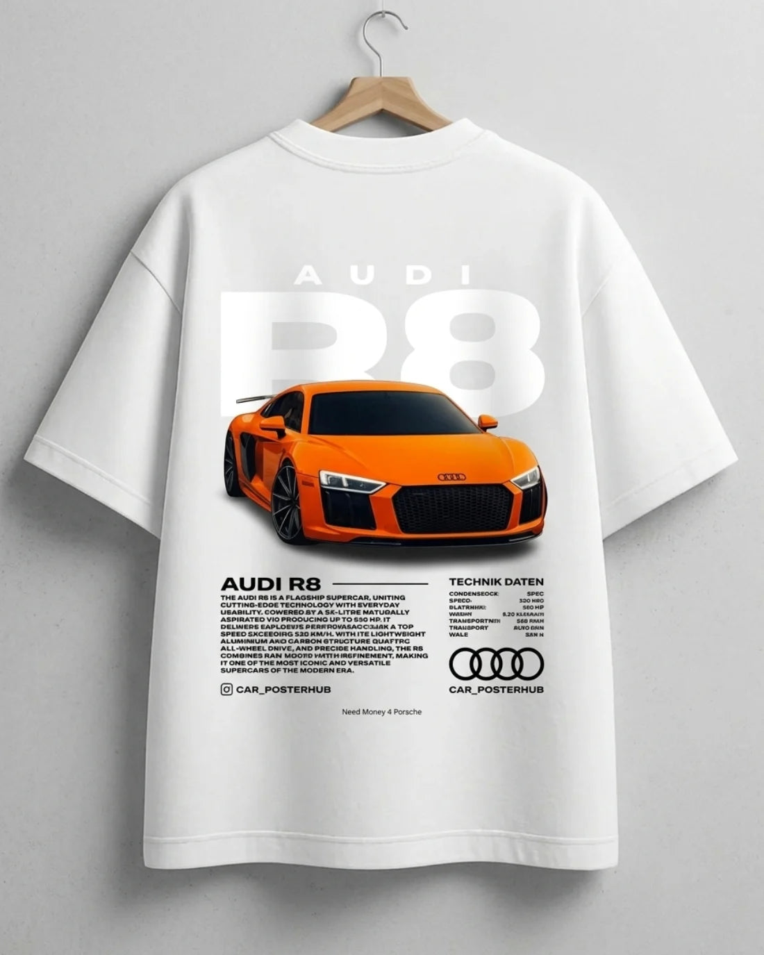 Luxury white oversized t-shirt fashion