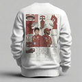 casual streetwear pullover with minimalist Need Money logo on front chest