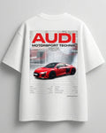 Need Money minimal white street oversized t-shirt for men