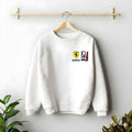 clean oversized sweatshirt featuring Need Money core logo front print