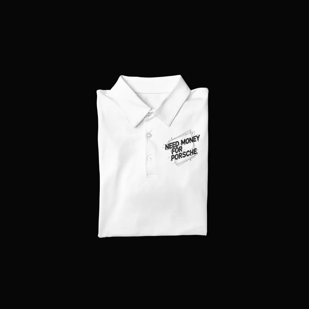 Classic Porsche Minimal streetwear polo t-shirt