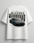 remium white edition oversized t-shirt fashion