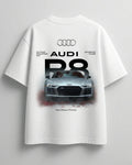 White premium oversized streetwear tee by Need Money