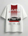 Need Money signature white fit oversized t-shirt for men