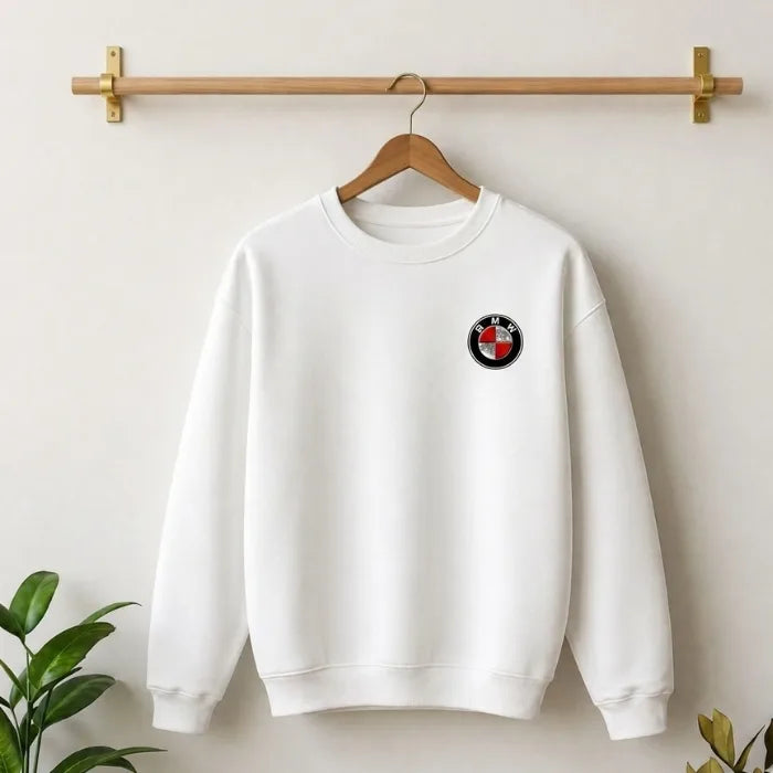 Need Money Sweatshirt Porsche BMW inspired streetwear front view trendy casual style
